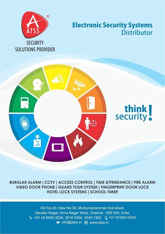 ATSS Electronic Security Systems Distributor Chennai India.