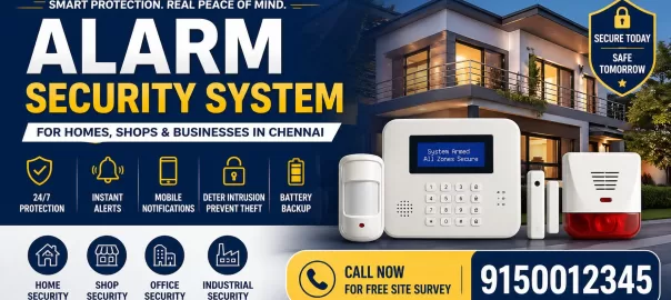 Alarm Security System in Chennai | Home & Shop Protection