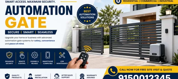 Automation Gate Chennai, India | Smart Gates for Home & Business