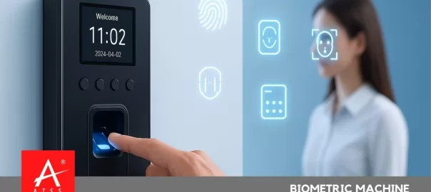 Biometric machine for attendance and security – fingerprint and face recognition device.