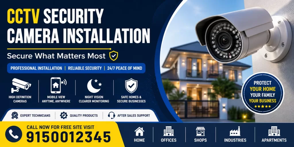 CCTV Security Camera Installation in Chennai | Cost, Setup & Expert Guide
