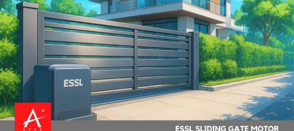 ESSL Sliding Gate Motor installation for residential and industrial gates