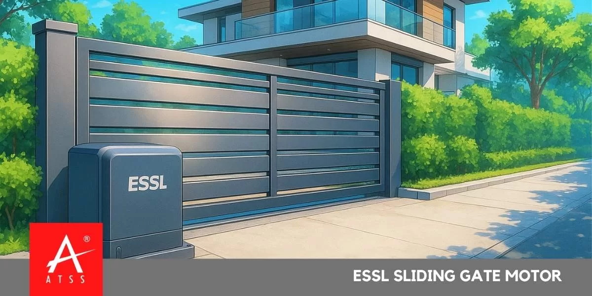 ESSL Sliding Gate Motor installation for residential and industrial gates